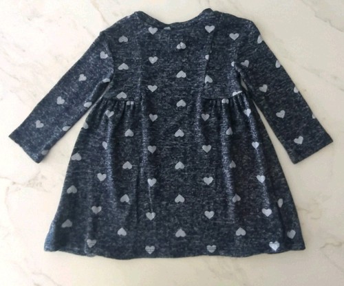 2 Pc Baby Gap Sz 18-24 Months Heart Top / Dress & Carters 18 Month Gray Leggings - Picture 3 of 8