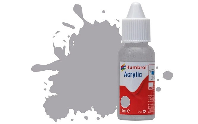 Humbrol DB0040 - HUMBROL Acrylic Dropper Bottle 14ML No 40 Pale Grey Gloss