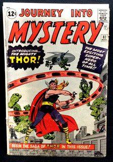 JOURNEY INTO MYSTERY #83 GOOD 1ST THOR APPEARANCE 1962 MARVEL COMICS