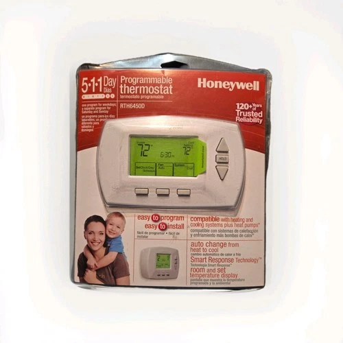 Honeywell RTH6450D 5-1-1 Day Programmable Thermostat New Open Box