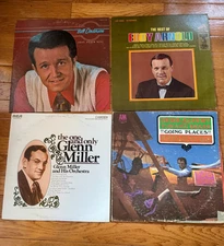LOT 4 VINYL- for ONE PRICE-BILL ANDERSON,EDDY ARNOLD, HERB ALPERT, GLENN MILLER