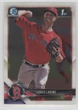 2018 Bowman Chrome Prospects Travis Lakins #BCP139 3a4