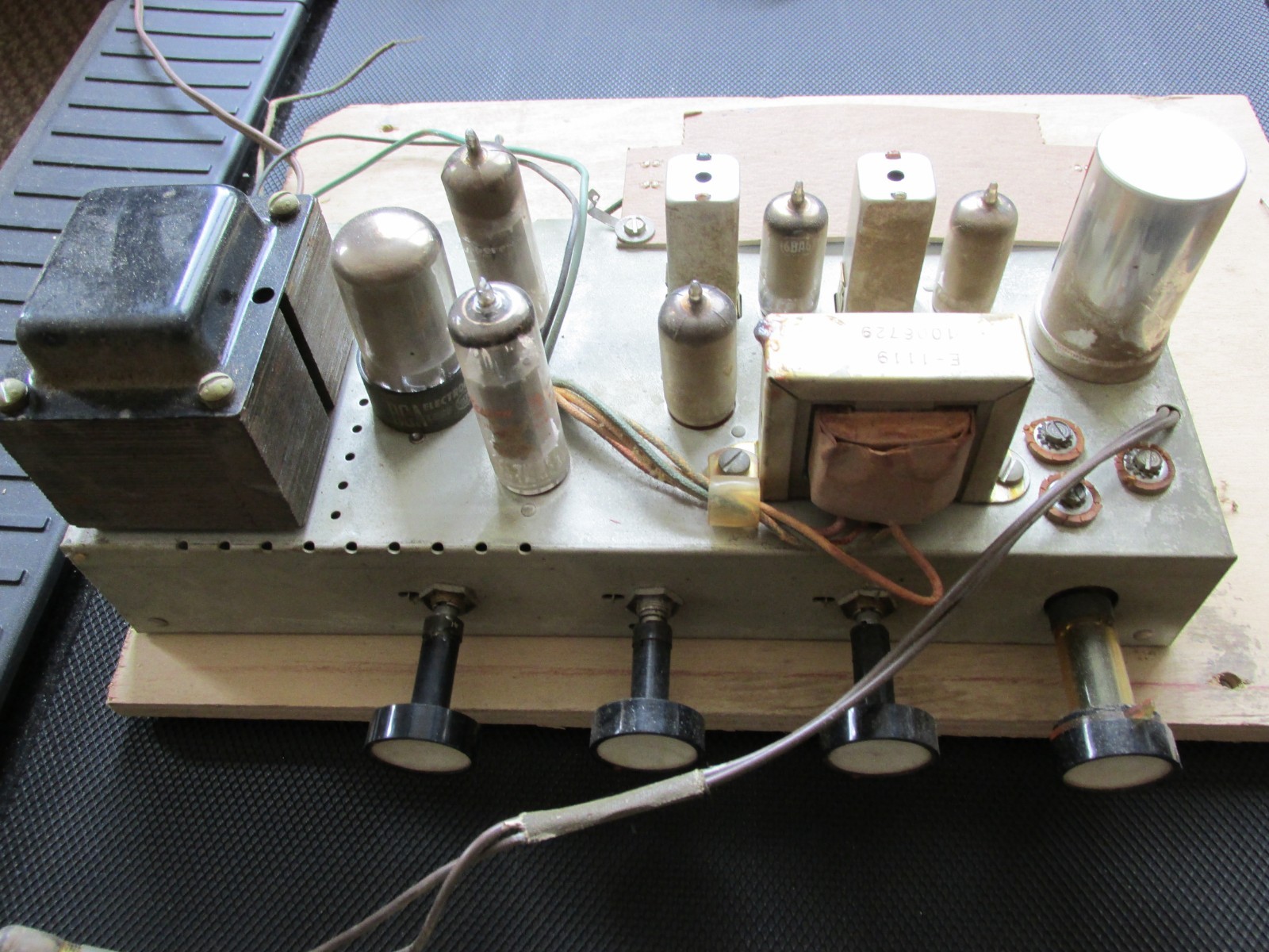 Mono 6BQ5, 12AX7A, GAX7, 6BA6 TUBE  AMPLIFIER AMP w/ RARE Rola, Amperex Working