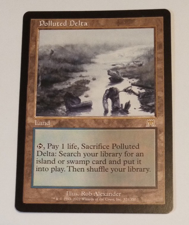 MTG Polluted Delta Onslaught Regular 2002 NM