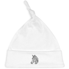 'Zebra Portrait' Baby Beanie Hat (BH00035807)
