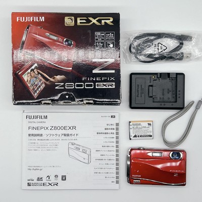 FUJIFILM FinePix Z800EXR Red Digital Camera 12.0MP Working | eBay