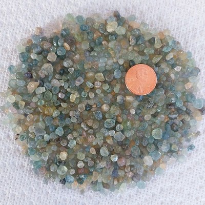 500 CT Montana Sapphire Loose Rough Gem Untreated Wholesale Lot # 01