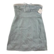 Altar’d State Mini Tube Dress Size Medium Lace Light Blue Polyester NWT