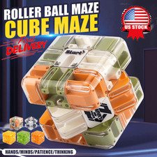 3D Maze Ball Puzzle Cube Toy Enhancing Logical Thinking And Party Interaction