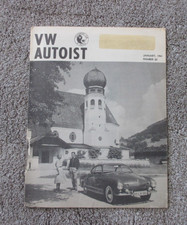 Vintage Rare Vw Autoist Magazine January 1961 Vw Club Of America Volkswagen Vintage Rare Vw Autoist Magazine January 1961 Vw Club Of America Volkswagen