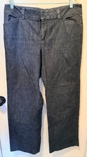 EUC Women's Gap Dark Wash Denim Trouser Jeans - 16R