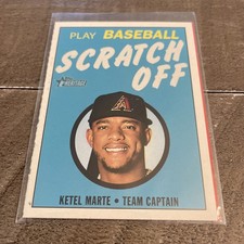 2020 Topps Heritage - 1971 Topps Baseball Scratch-Offs Ketel Marte #9