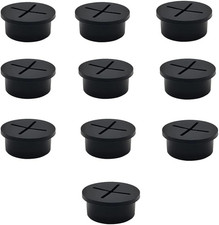 10 Pcs Cable Cord Grommet 3/4 Inch Flexible Wire Rubber Grommets Flexible Silico