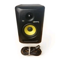 Single KRK Rokit Powered 5 G3 100W Studio Speaker Black 2-Way And Power Cord