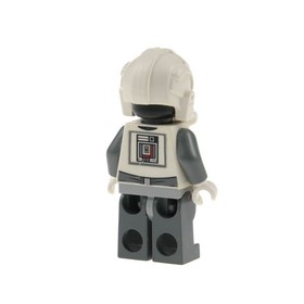1x Lego Minifigure Star Wars AT-AT Driver Helmet Type2 Imperial Logo Red 8129 sw0262