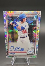 2020 Bowman - Chrome Prospects Autographs Omar Estevez #CPA-OE Atomic Refractor