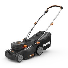 Worx 40V 37cm Cordless Brushless Lawn Mower 2 x 4.0Ah Batteries WG737E Grade C