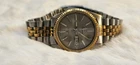 Vintage Seiko 5 Automatic Mens Watch Fluted Silver Dial Day/Date 6309 Japan.