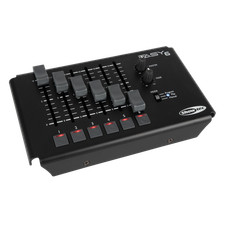 Showtec Easy 6 Mobile DMX-Controller mit 6 Fadern, 6 Tasten mit integrierten LED