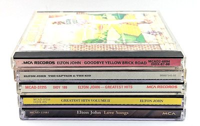 Elton John CD Lot Love Songs Goodbye Yellow Brick Road Captain Kid Greatest Hits