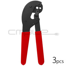 2 Cavity 9 inches Crimping Tool Crimper F Connectors for RG59 RG6 Cable 3PCS