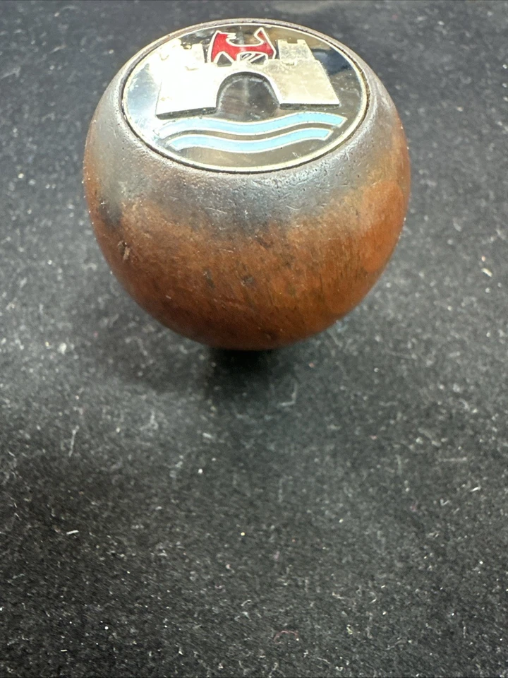 De colección, clásico Volkswagen palanca de cambios Wolfsburg nogal, Cloisonne! Foto 2 de 4