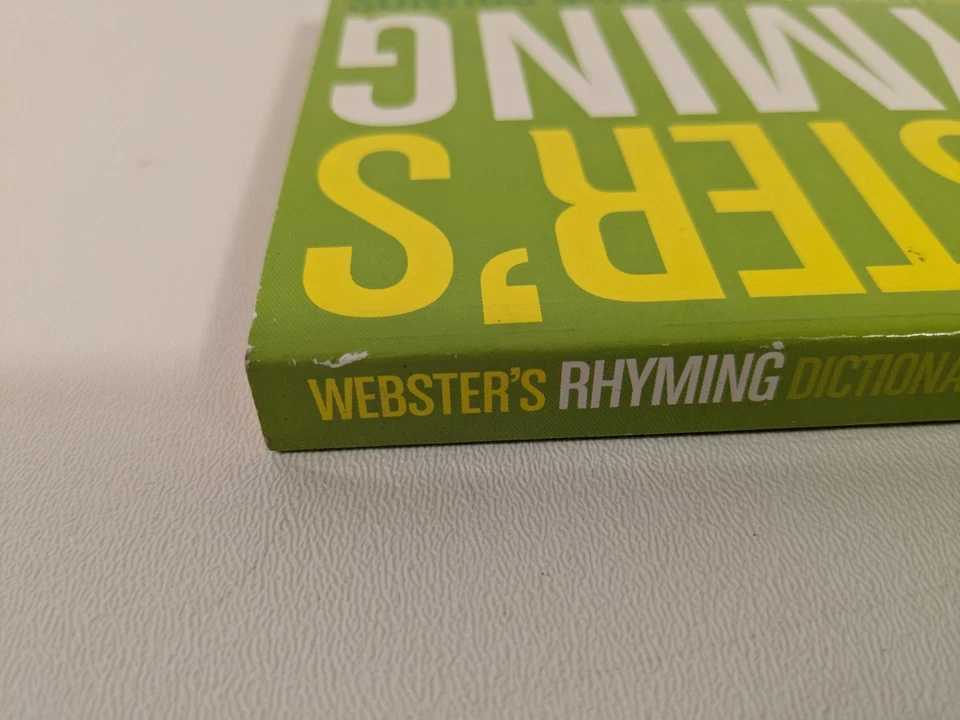 Webster's Rhyming Dictionary by Merriam-Webster 2011 Green Paperback Book - Image 3 of 4