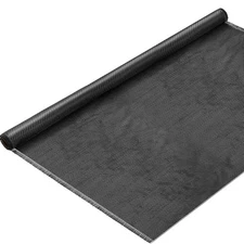 Tudomro Carbon Fiber Fabric 50x39.4" Black Twill Weave Sheet Reinforcement