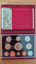 2003 Royal Mint UK Proof Coin Set - 10 Coins Boxed with Booklet