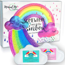 Bath Bombs for Kids - All Natural Magic Rainbow BathBombs with Organic Ingredien