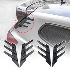 2pcs Universal Bonnet Air Vents Engine Hood Car Exterior Parts Shutter Sticker