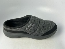 Kuru Draft 2 Slip On Slipper Quilted Charcoal Gray Knit Women's Sz 10 US Medium