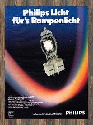 Philips Bi-Plane - Reklame Werbeanzeige Original-Werbung 1986