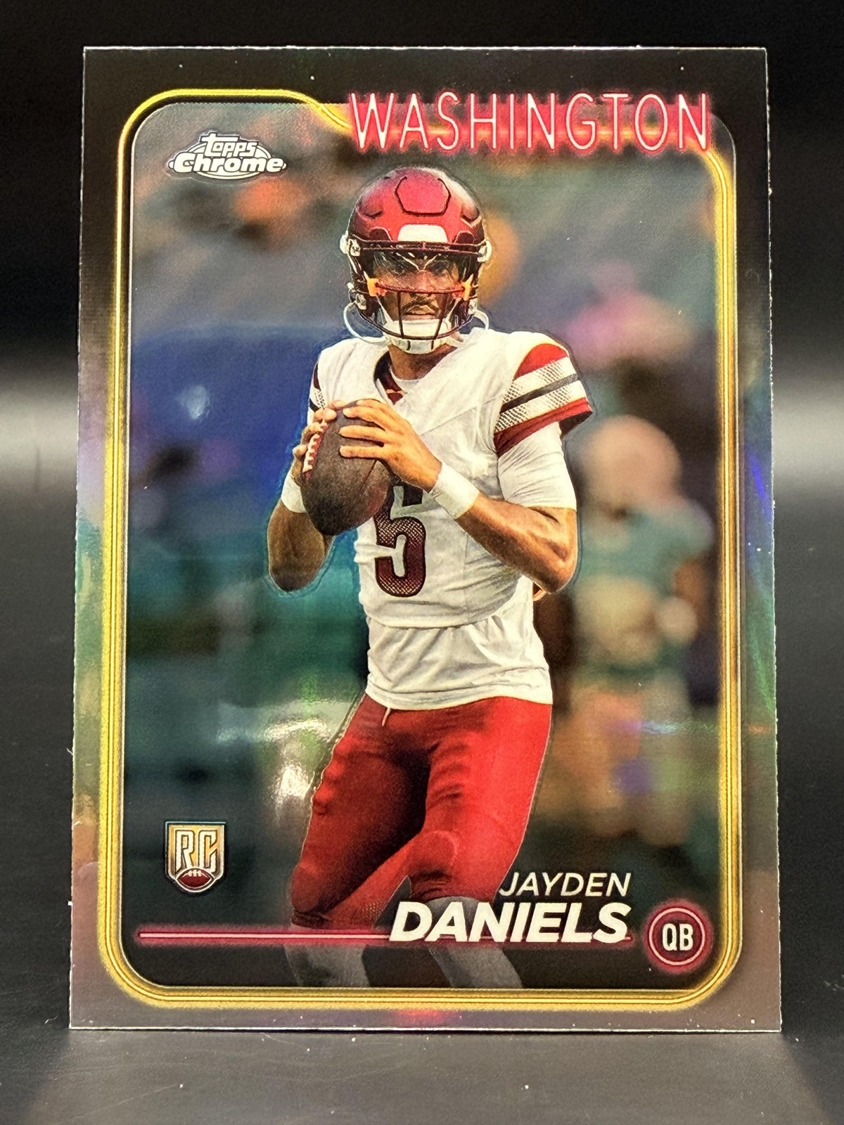Jayden Daniels Topps Chrome #201 Refractor