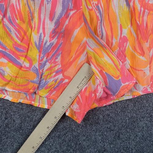 Pagliaccetto Lilly Pulitzer donna piccolo sole spruzzato multi Elsa manica lunga con bottoni - Foto 8 di 12