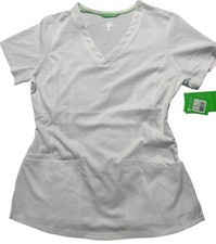 Healing Hands Scrubs HH Works Monica Top 2500 WHITE White Xs
