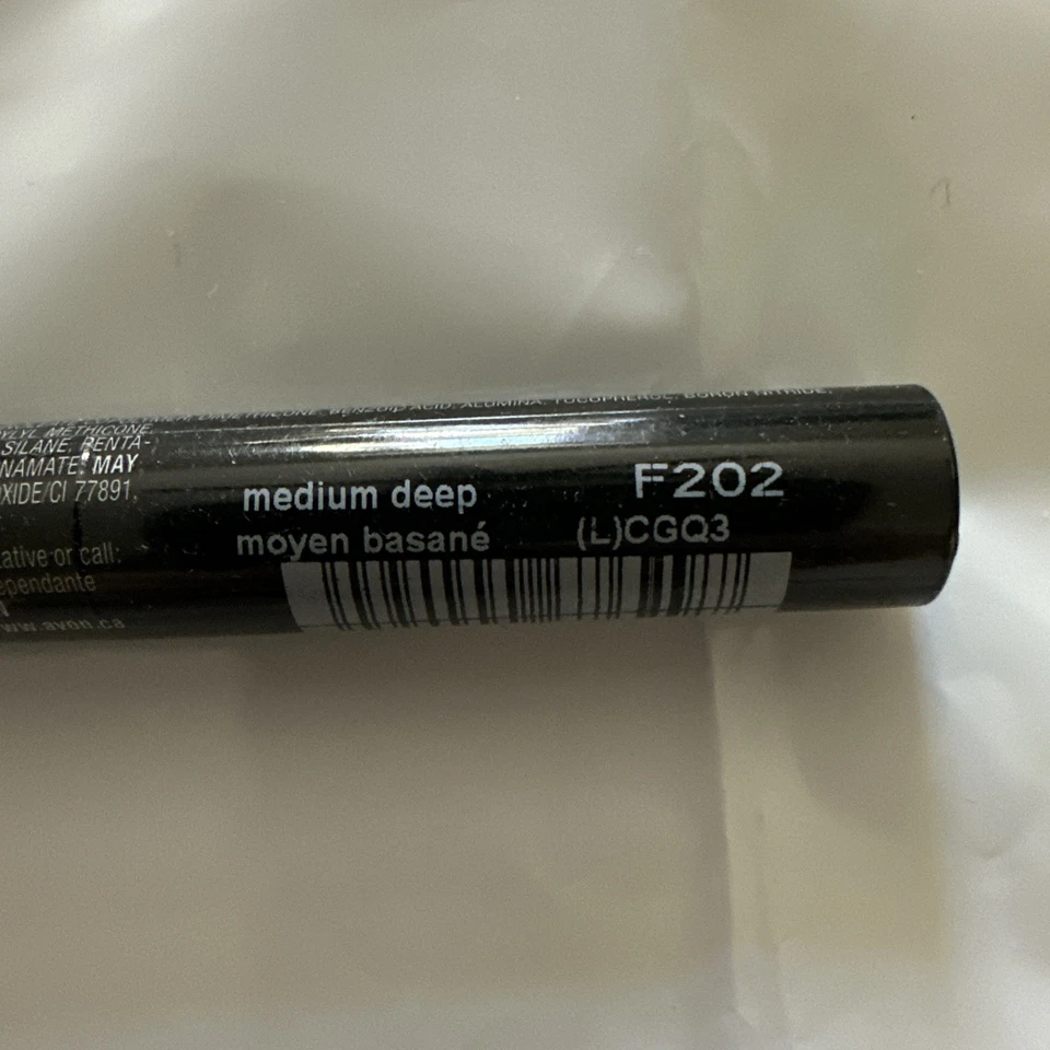 AVON 2g 0.07oz Ideal Impecable PALO CORRECTOR F202 Medio Profundo NUEVO Descontinuado Foto 3 de 4