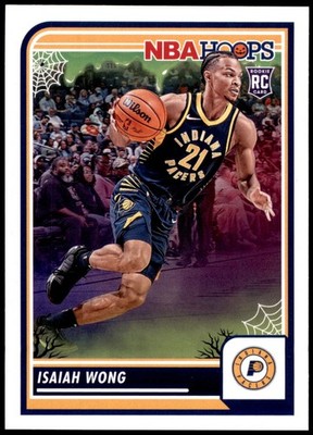 Isaiah Wong Indiana Pacers 2023-24 Haunted Hoops Panini RC No.139
