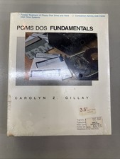 PC-MS DOS Fundamentals by Carolyn Z. Gillay 1988 Paperback