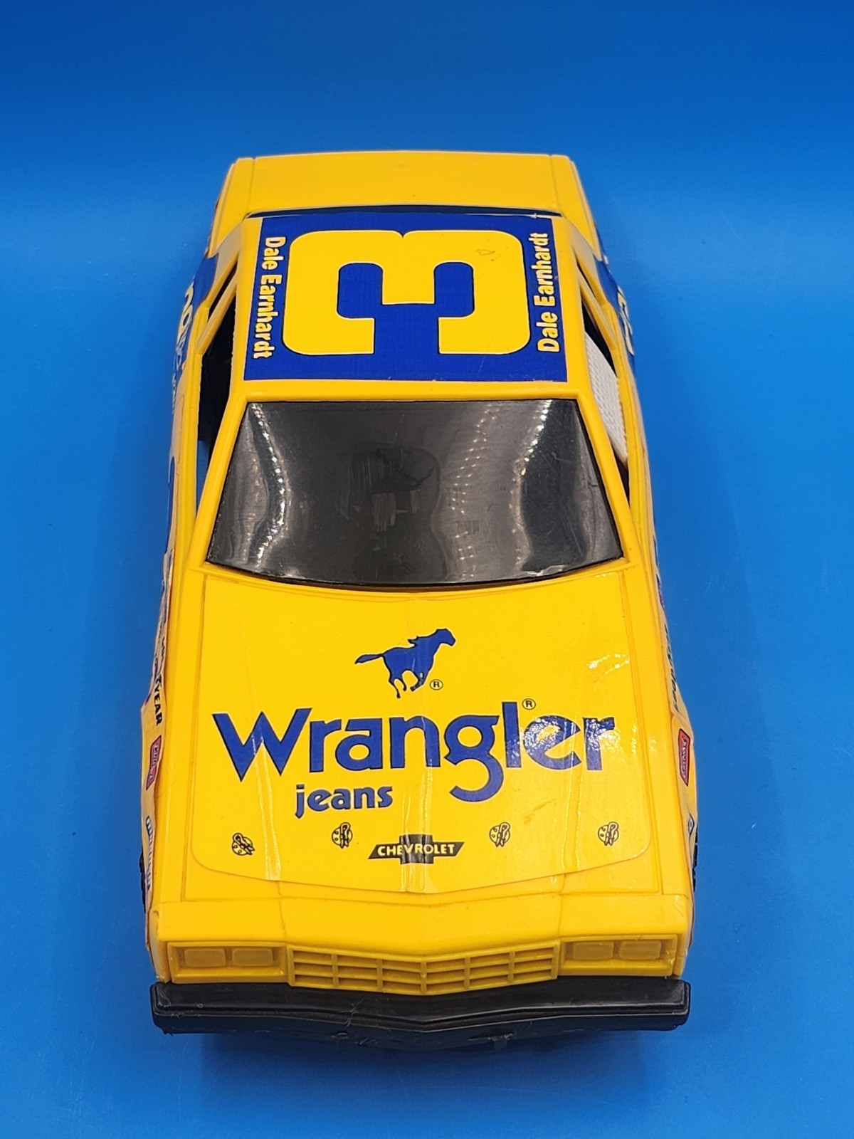 NASCAR F012 1986 American Plastic 16" Car Dale Earnhardt Wrangler #3 1:12