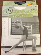 2 Pack Capezio Ultra Soft Transition Dance Tights 1816 L/XL Black White New