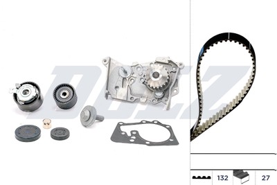 KD046 DOLZ Wasserpumpe + Zahnriemensatz für DACIA,NISSAN,RENAULT