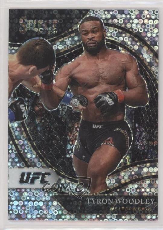 2021 Panini Select UFC Octagonside Disco Prizm Tyron Woodley #221 1z6