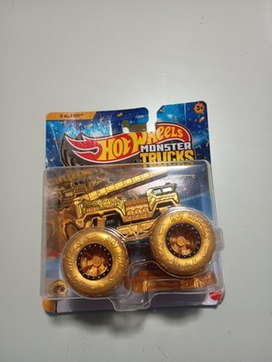 Mattel Hot Wheels Monster Trucks - 5 Alarm Feuerwehr Gold (JCH46)