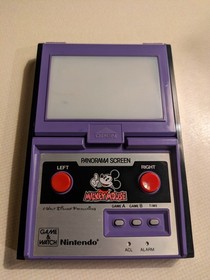Rare 1984 Nintendo Mickey Mouse Panorama Screen Game And Watch Disney Vintage