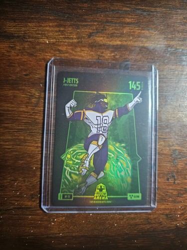 2025 Bo Jackson Battle Arena Update Glow Battlefoil SP J-Jetts Justin Jefferson