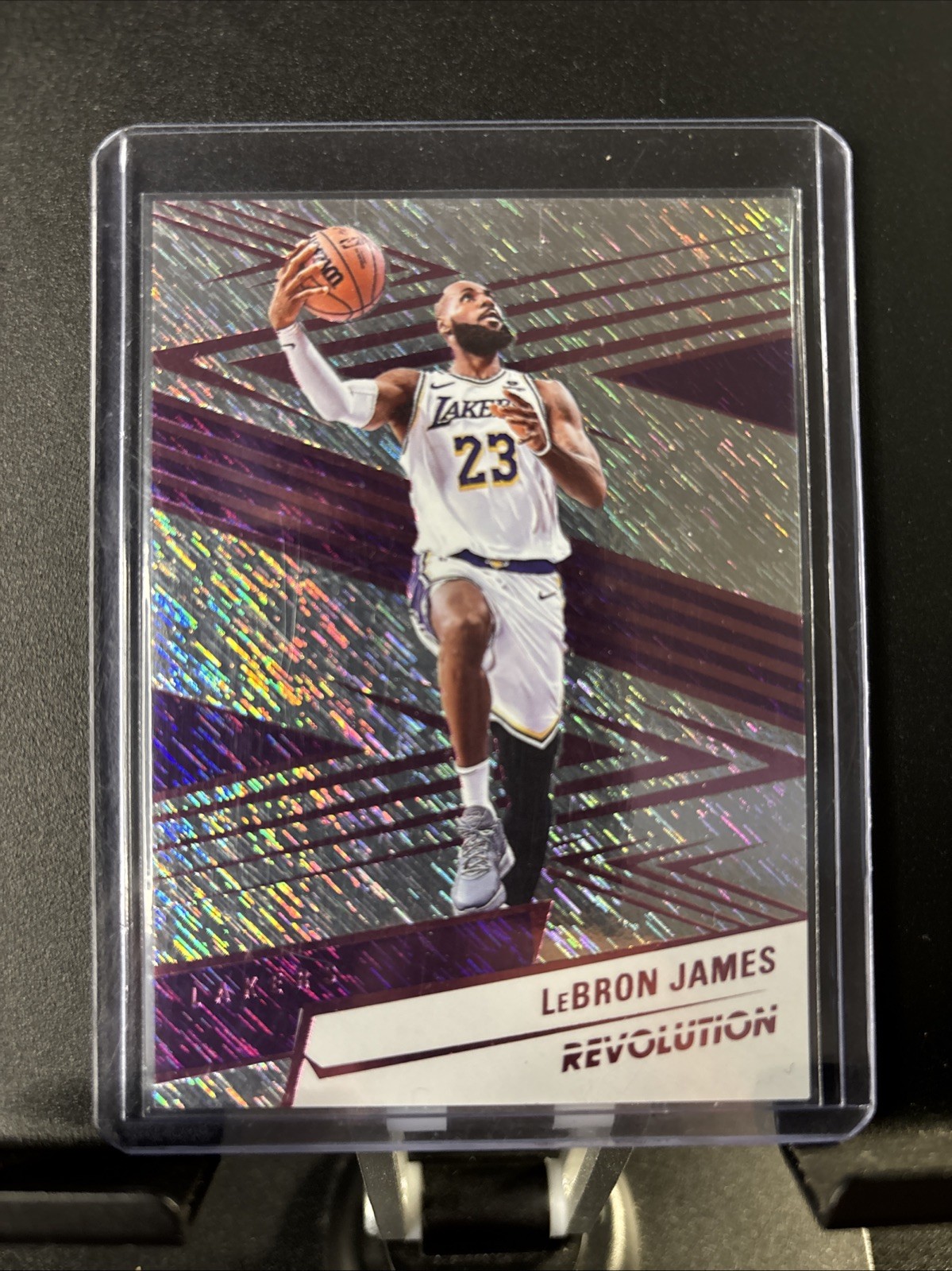 2024-25 Panini Revolution LeBron James #31 Pink Storm /20