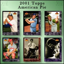 2001 Topps AMERICAN PIE Collection (1-150) / Pick Your Cards / Buy4+ Save40%