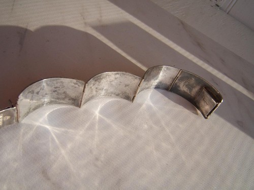 Vintage. MEXIKO MOPP & STERLINGSILBER PANEL ARMBAND PLATA 92 THUNDERBIRD PUNZE - Bild 4 von 15
