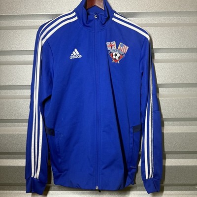 Adidas Men's' Track Sweater Active Wear Size M COLOR Blue premier UK soccer